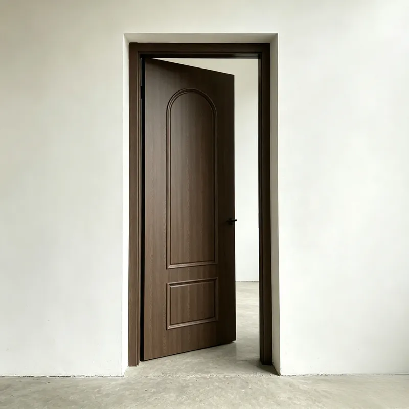 Interior Design Guest Room - Massivholz-Verbundtür ohne Lackierung mit Schalldämmung für