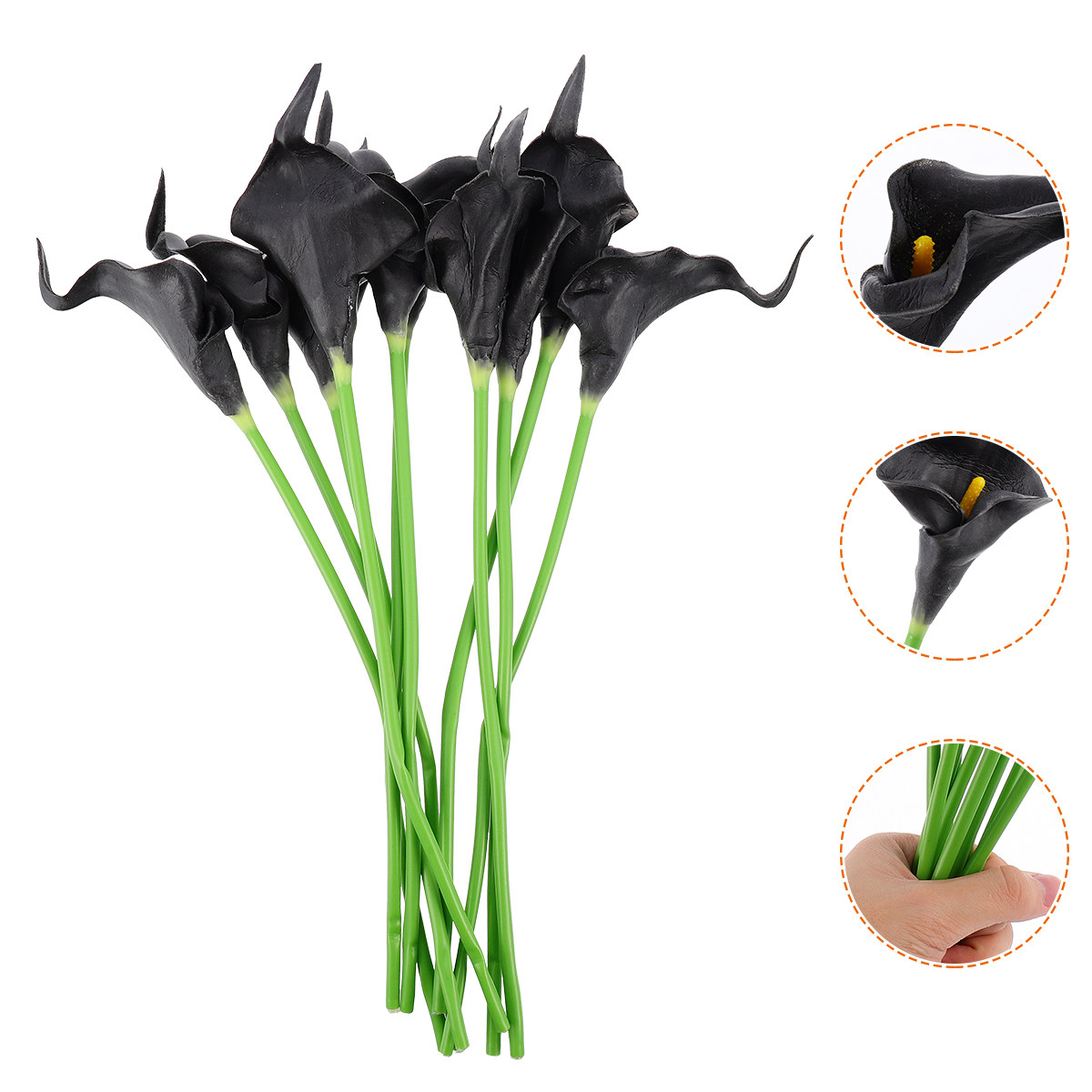 Interior Design Layout - 10 Stück Premium Künstliche Calla-Lilien Realistische