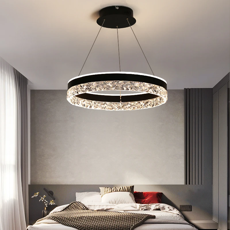 Interior Design Kitchen Modern - Moderne Luxus-Kristall-LED-Pendelleuchte für Wohnzimmer, Schlafzimmer, Hotel,