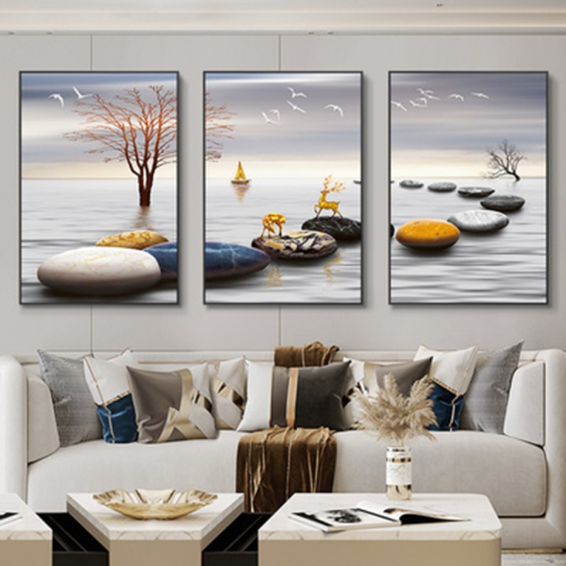 3-teiliges Set Rahmenlose 3-te – Abstract Canvas Set Bewertung und Preis