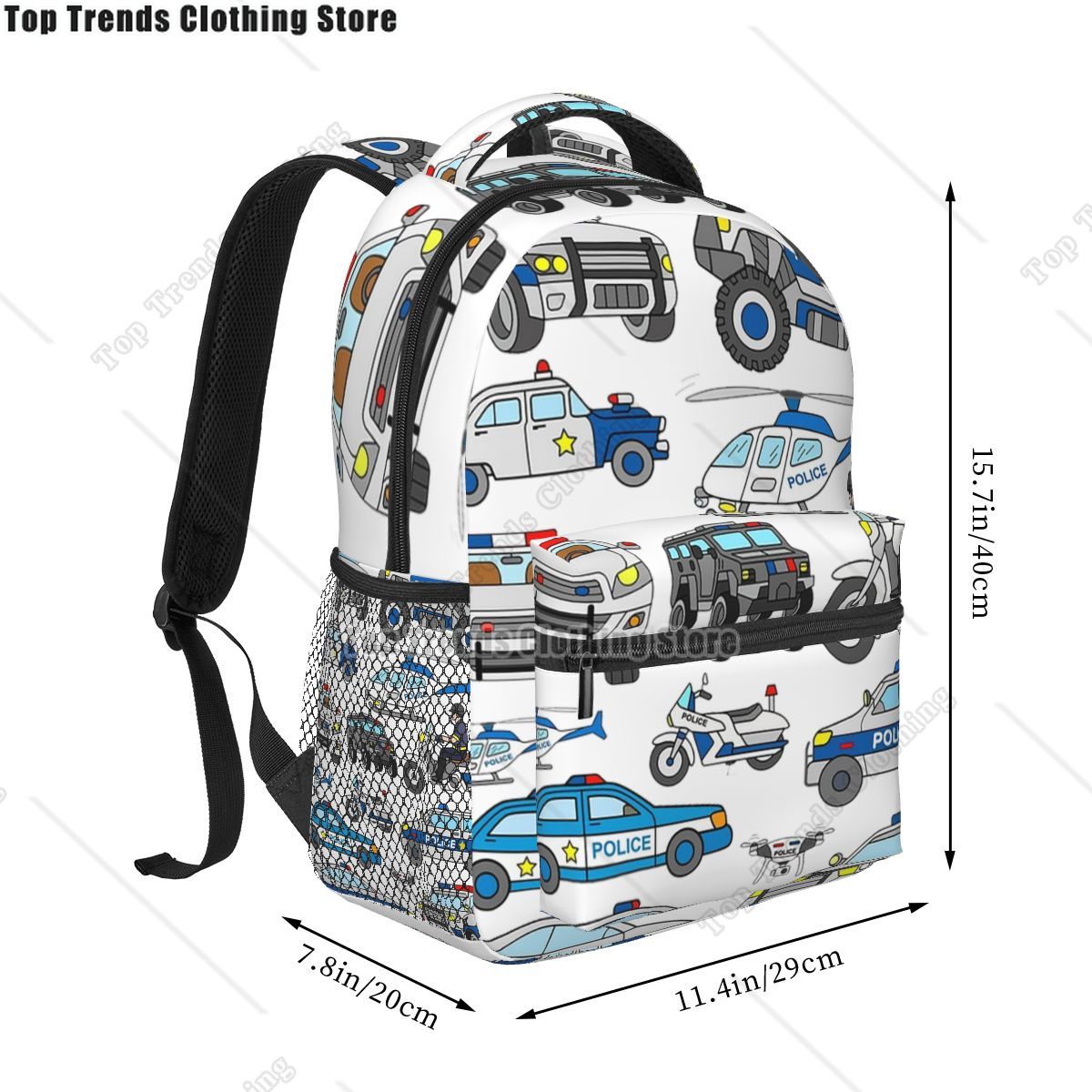 Polizeiauto Design Rucksäcke J – Interior Design Whimsical Bewertung und Preis