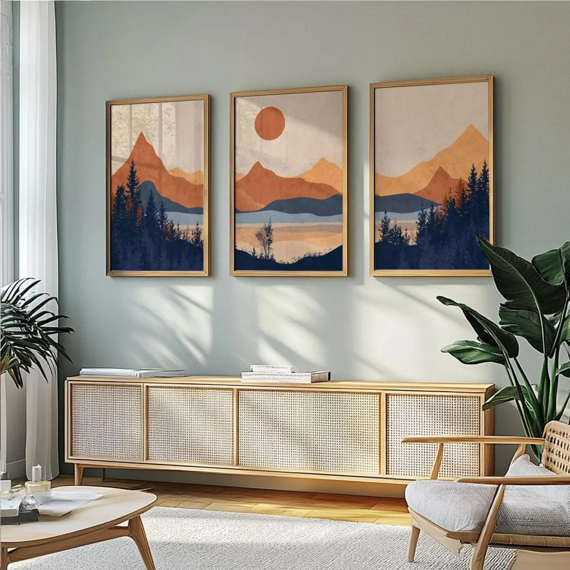 3 Stück/Set rahmenlos, terrako – Abstract Canvas Set Bewertung und Preis