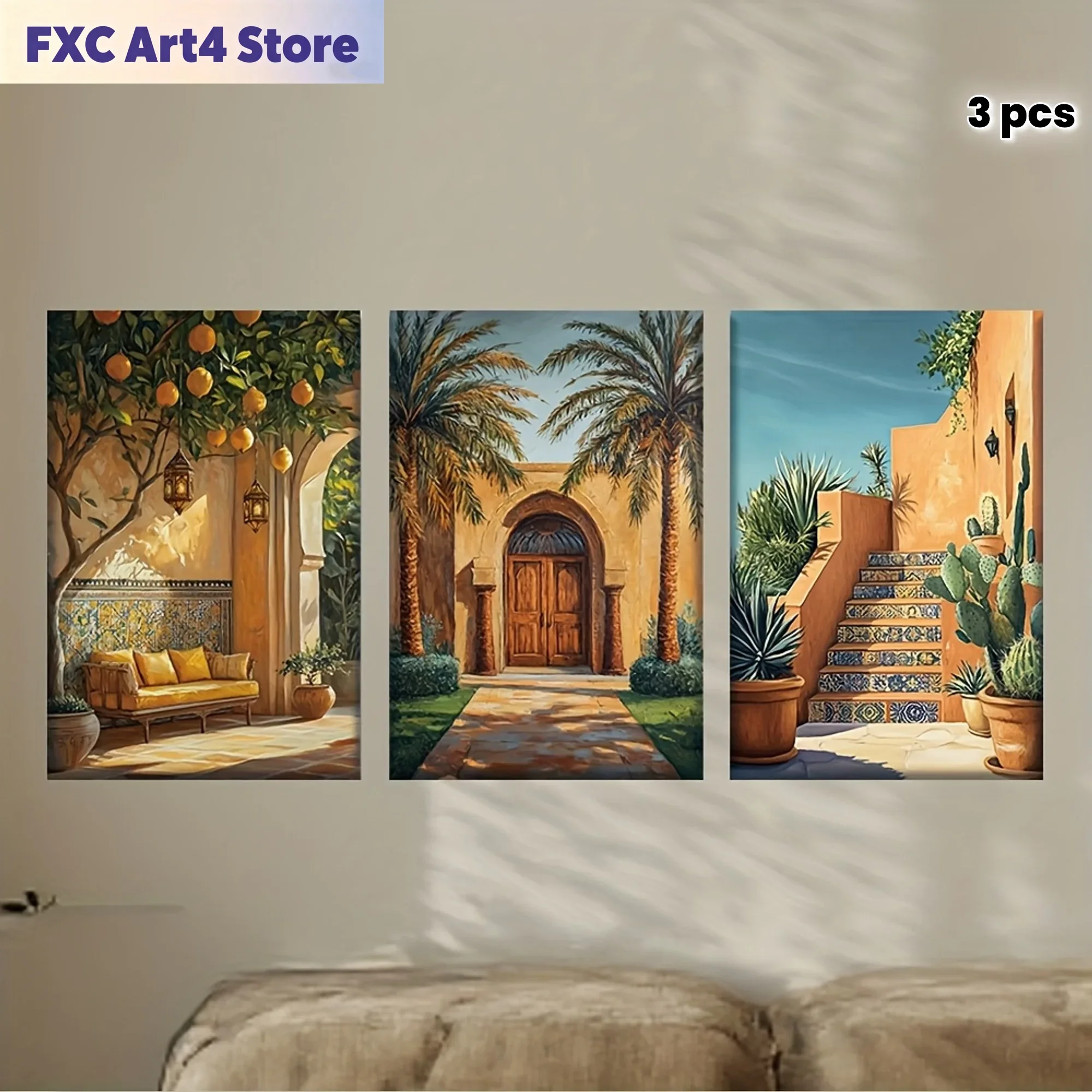 Rahmenlos[JIT]3 Stück/Set, Lei – Abstract Canvas Set Bewertung und Preis