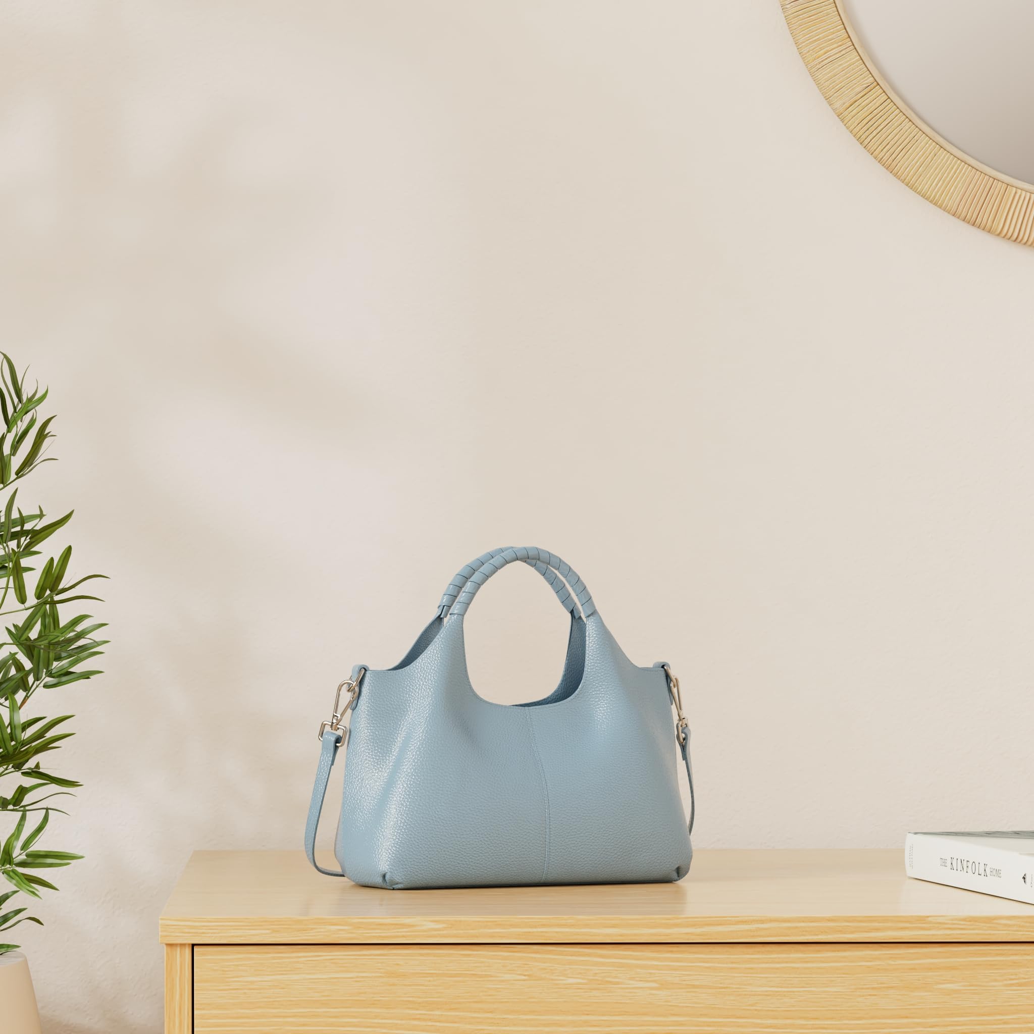 Echte Leder-Schultertaschen un – Interior Design Quiet Luxury Bewertung und Preis