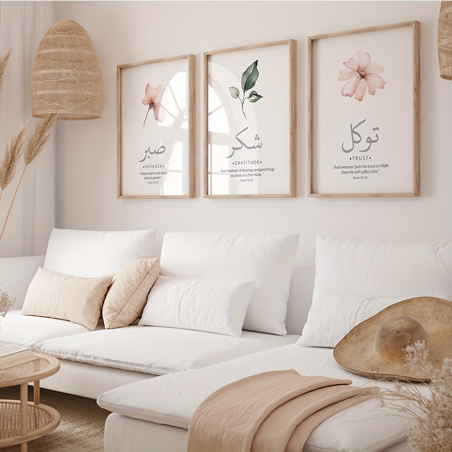 3 teile/satz Islamische Koran  – Abstract Canvas Set Bewertung und Preis