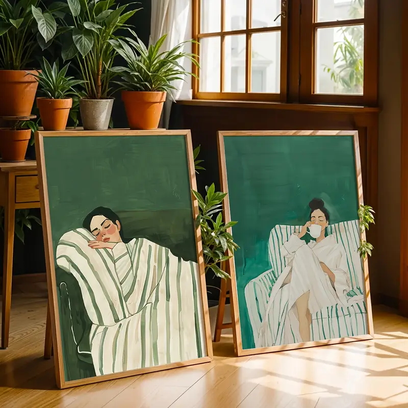2-teiliges Set Abstrakte Figur – Abstract Canvas Set Bewertung und Preis