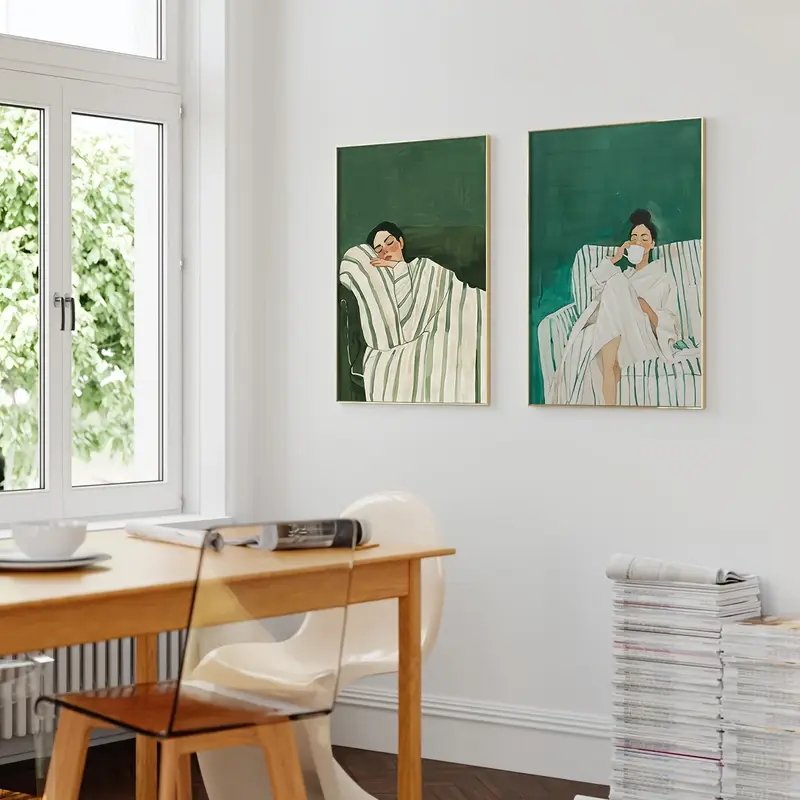 2-teiliges Set Abstrakte Figur – Abstract Canvas Set Bewertung und Preis
