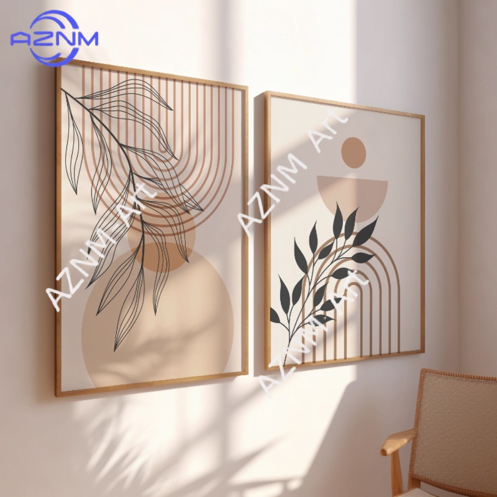 1/2 Stück Grünes Botanisches W – Abstract Canvas Set Bewertung und Preis